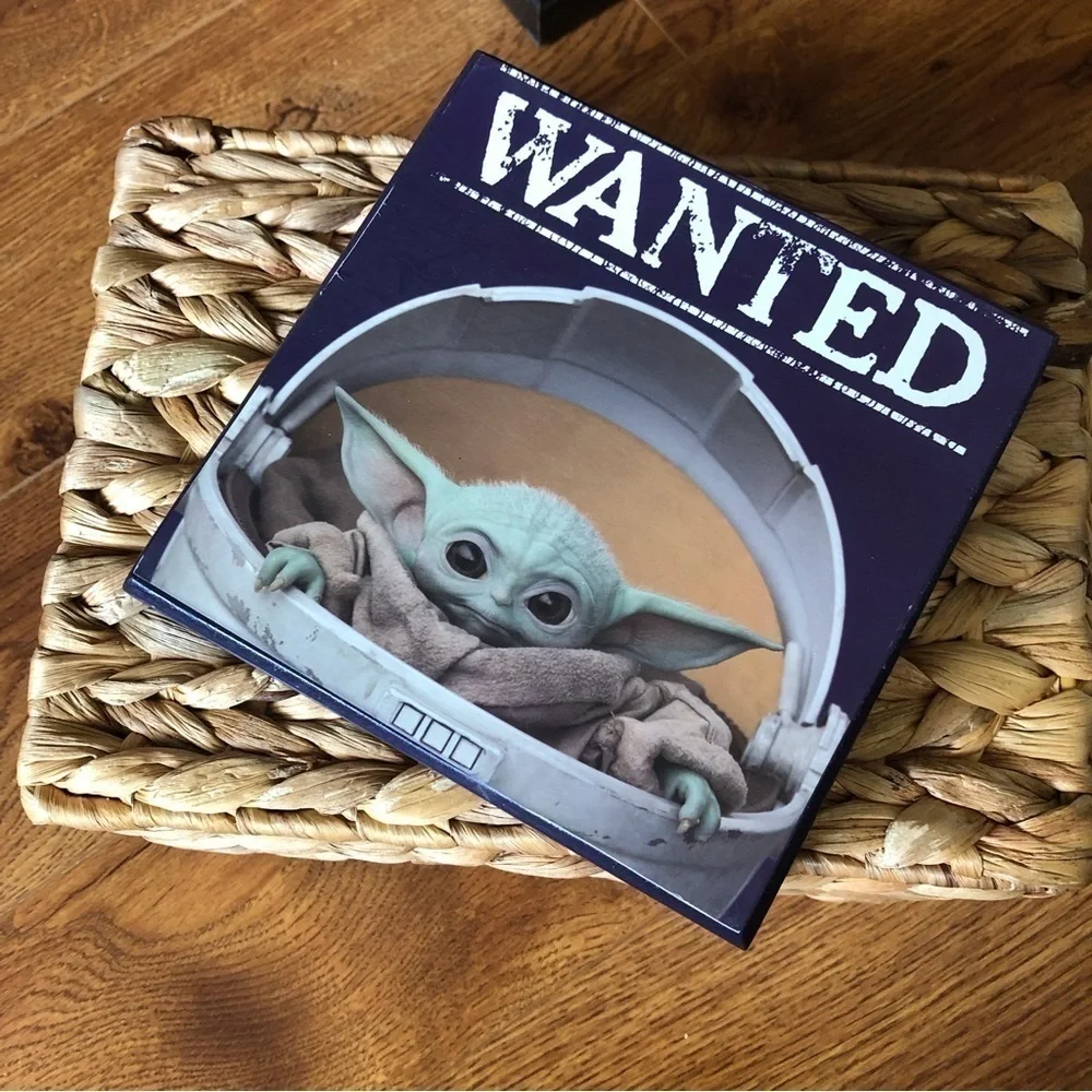 Star Wars: The Mandolain: The Child wood sign.